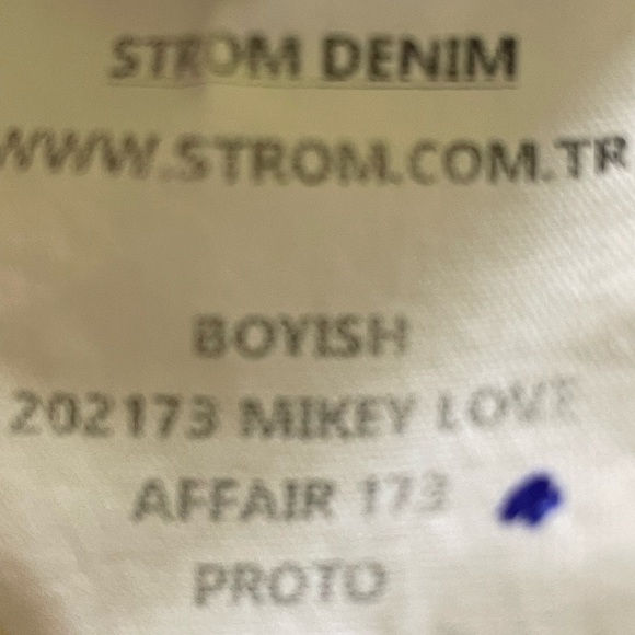 Boyish Blue Wide Leg Jeans High-Rise - Picture 9 of 11